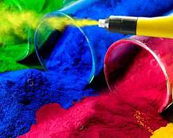Pintura eletrostática preta Pintura eletrostática preta