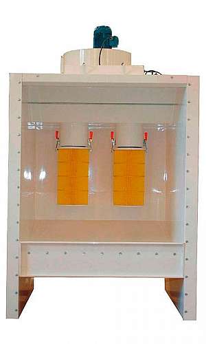 Cabine de pintura a pó eletrostática Cabine de pintura a pó eletrostática
