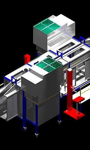 Cabine de pintura eletrostática automática Cabine de pintura eletrostática automática