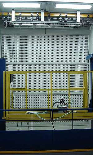 Cabine de pintura via seca Cabine de pintura via seca