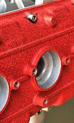 Pintura eletrostática a pó em ferro Pintura eletrostática a pó em ferro