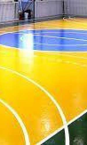 Pintura epóxi quadra poliesportiva Pintura epóxi quadra poliesportiva