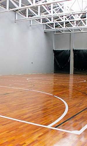 Piso esportivo de madeira flutuante Piso esportivo de madeira flutuante