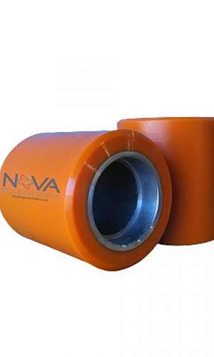 roda de ferro fundido com revestimento em poliuretano roda de ferro fundido com revestimento em poliuretano